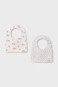 Дитячий слюнявчик Mayoral Newborn 2-pack Для немовлят бежевий 9876.1A.Newborn.PPYH