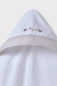 Chłopiec Mayoral Newborn ręcznik z kapturem bawełniany niemowlęcy 9917.2G.Newborn.PPYH beżowy