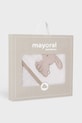 Mayoral Newborn ręcznik z kapturem niemowlęcy 9918.1A.Newborn.PPYH beżowy
