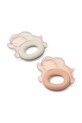 Прорезыватели для младенцев Liewood Rita Elephant Cooling Teether 2-Pack 2 шт 2 шт бежевый LW19703