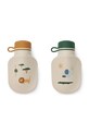 Liewood cumisüveg Lizzie Smoothie Bottle 2 db bézs LW19847