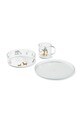Обідній набір для дітей Liewood Siva Printed Tritan Tableware Set блакитний LW19969
