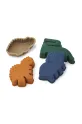 Formičky do piesku Liewood Gill Dino Sand Moulds 4-pack 4-pak