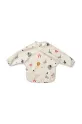 Liewood salopete pentru bebelusi Merle Printed Cape Bib Produs pentru bebe bej LW20010