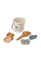 Liewood set di giocattoli per la sabbiera Gilma Sea Creature Beach Set LW20020 multicolore SS25