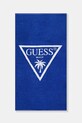 Guess ręcznik bawełniany niebieski H5GZ05.SG00P.PPYA