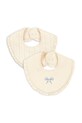 Konges Sløjd salopete pentru bebelusi BASIC 2 PACK FRILL BIB 2-pack Produs pentru bebe bej KS102250