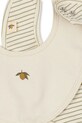 CHLAPEC Dětský podbradník Konges Sløjd BASIC 2 PACK BIB 2-pack KS102251 béžová
