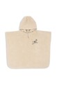 Pamučni kućni ogrtač za bebe Konges Sløjd TERRY PONCHO EMBROIDERY GOTS bež KS102809