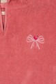Детский хлопковый халат Konges Sløjd TERRY PONCHO EMBROIDERY GOTS оранжевый KS102809