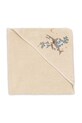 Konges Sløjd gyerek pamut törölköző TERRY TOWEL EMBROIDERY GOTS KS102810 bézs SS25
