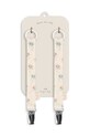 Konges Sløjd zawieszka do smoczka 2 PACK PACIFIER STRAP 2-pack beżowy KS102360