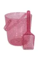 Konges Sløjd set de jucării cu nisip BEACH BUCKET AND SHOVEL GLITTER roz KS102458