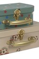 Konges Sløjd set valiză de depozitare 2 PACK SUITCASE FSC KS103118 bej SS25