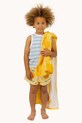Tinycottons asciugamano in cotone bambino/a SUN TOWEL giallo SS25.378