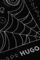 HUGO apaszka bawełniana 50536055 czarny SS25
