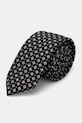 HUGO krawat jedwabny czarny 50535330