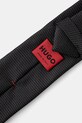 Hodvábna kravata HUGO 50535360 čierna SS25