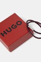 Αξεσουάρ Δερμάτινο βραχιόλι HUGO 50532309 μπορντό