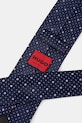 HUGO cravata de matase 50540113 bleumarin SS25