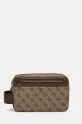 Kosmetická taška Guess LOSANNA Planet friendly hnědá PMLOLO.P5239
