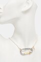Náhrdelník Aries Mini Carabiner Pearl Necklace AR9026703 béžová SS25