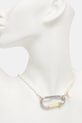 Náhrdelník Aries Mini Carabiner Pearl Necklace AR9026703 béžová SS25