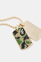 A Bathing Ape naszyjnik ABC camo dog tag 1K80182002 złoty SS25