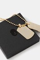 Akcesoria A Bathing Ape naszyjnik ABC camo dog tag 1K80182002 złoty