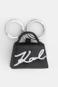 Karl Lagerfeld breloc de piele negru A1W50031