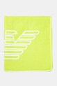 Бавовняний пляжний рушник Emporio Armani Underwear EX000019.AF12331 зелений SS25
