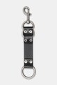 Martine Rose brelok skórzany Bondage Keychain 1166LP01030 czarny SS25