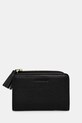 Coccinelle portofel de piele TASSEL piele negru MU0.11.D1.01