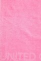 Бавовняний рушник United Colors of Benetton 6H832801A рожевий SS25