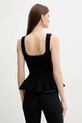 Ruházat Elisabetta Franchi top MK49B51E2 fekete