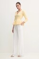 Elisabetta Franchi cardigan MK50B51E2 giallo SS25