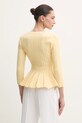 Abbigliamento Elisabetta Franchi cardigan MK50B51E2 giallo