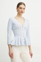 Elisabetta Franchi cardigan albastru MK50B51E2
