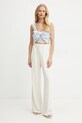 Elisabetta Franchi top TK31T51E2 albastru SS25