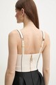 Îmbrăcăminte Elisabetta Franchi top TO02451E2 bej