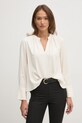 Блузка Tommy Hilfiger casual бежевий WW0WW44049