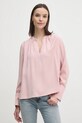 Блузка Tommy Hilfiger casual рожевий WW0WW44049