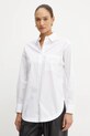 Boss Orange camicia in cotone semplice bianco 50530981