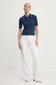 Rotate tricou polo 1133801725 bleumarin SS25