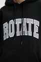 Хлопковая кофта Rotate 113429100 чёрный