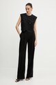 Βαμβακερή μπλούζα Pinko 104850.A2H0 μαύρο SS25