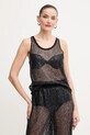 Pinko bluzka casual czarny 104710.A2EX