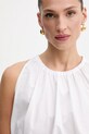 Pinko bluzka bawełniana biały 104953.A2CR