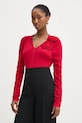 Halenka Twinset slim červená 251AP3074