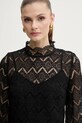 Bavlněná halenka Twinset černá 251TP2404